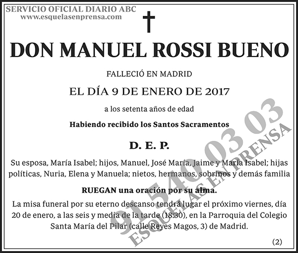 Manuel Rossi Bueno